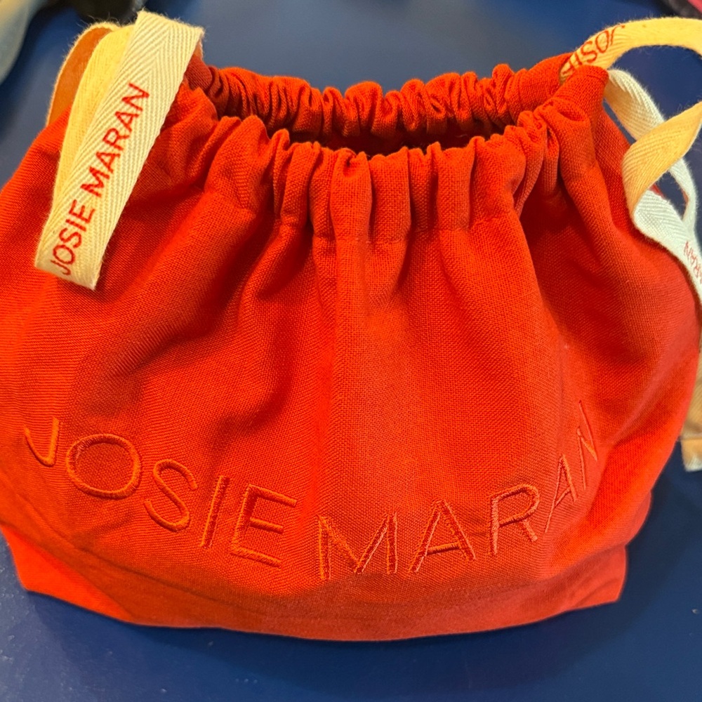 Josie Maran Bright Red Pouch